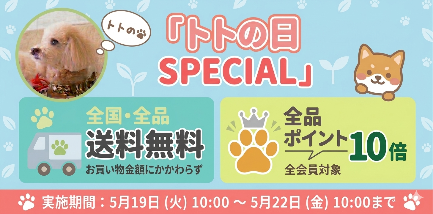 トトの日 SPECIALキャンペーンのお知らせ 